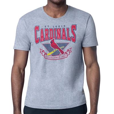 Men's Starter Gray St. Louis Cardinals ‘80s Inspired T-Shirt