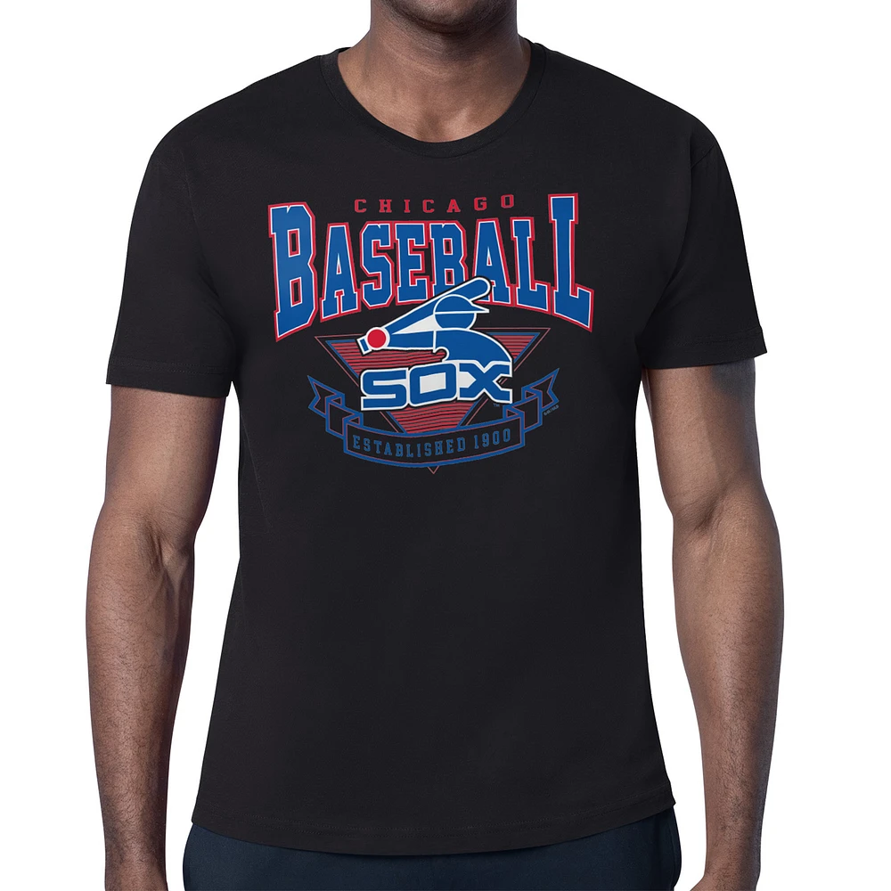 Men's Starter Black Chicago White Sox ‘80s Inspired T-Shirt
