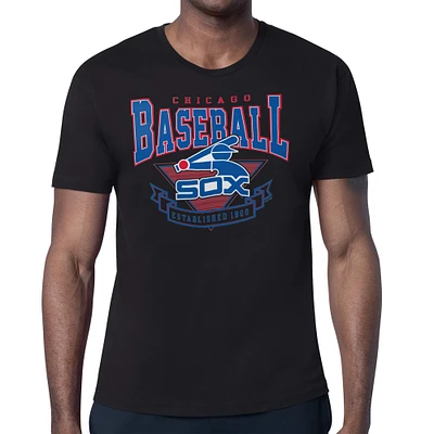 Men's Starter Black Chicago White Sox ‘80s Inspired T-Shirt