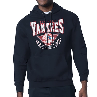Men's Starter Navy New York Yankees 80's Inspired Team Fleece Hoodie