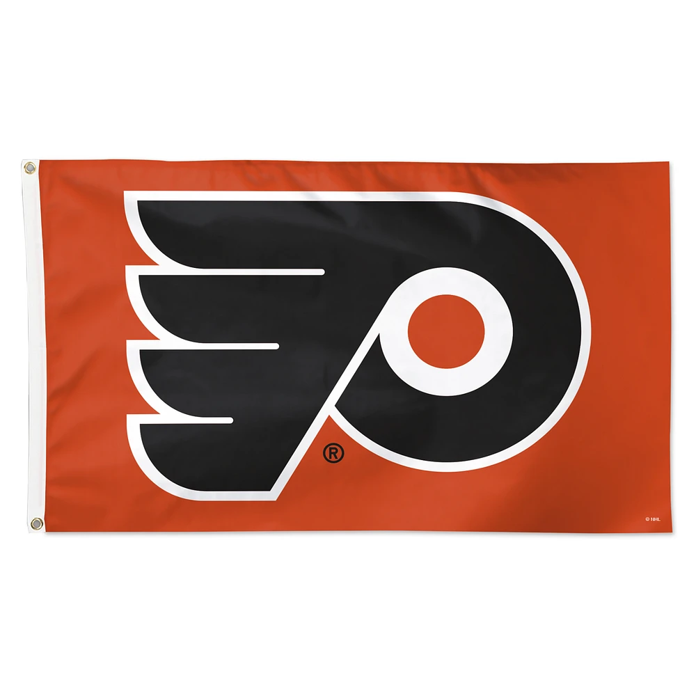 WinCraft Philadelphia Flyers 3' x 5' Logo Single-Sided Deluxe Flag