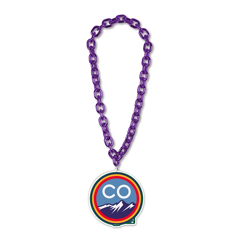 WinCraft Colorado Rockies Big Chain Necklace