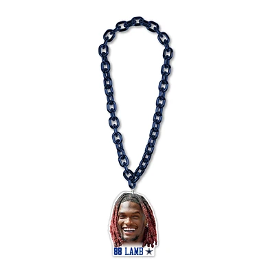 WinCraft CeeDee Lamb Dallas Cowboys Big Chain Necklace