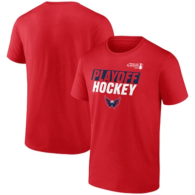 Men's Fanatics Red Washington Capitals 2025 Stanley Cup Playoffs Breakout T-Shirt