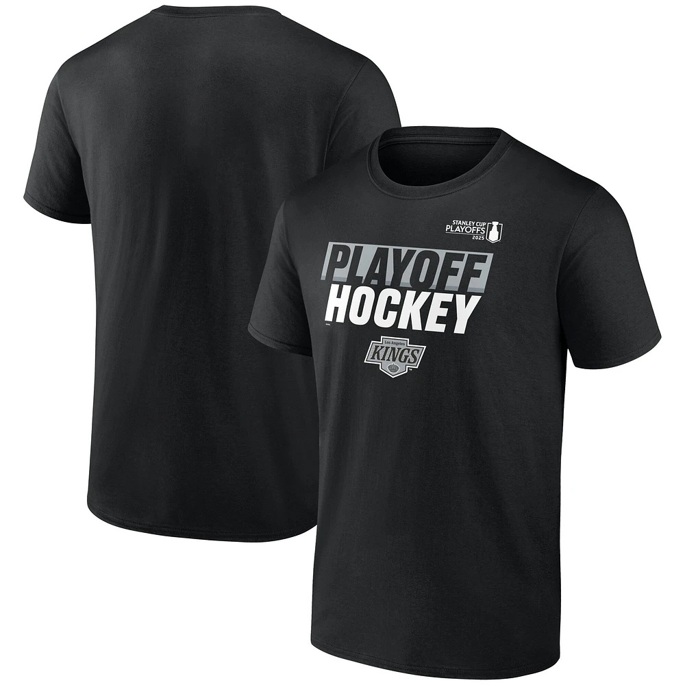 Men's Fanatics Black Los Angeles Kings 2025 Stanley Cup Playoffs Breakout T-Shirt