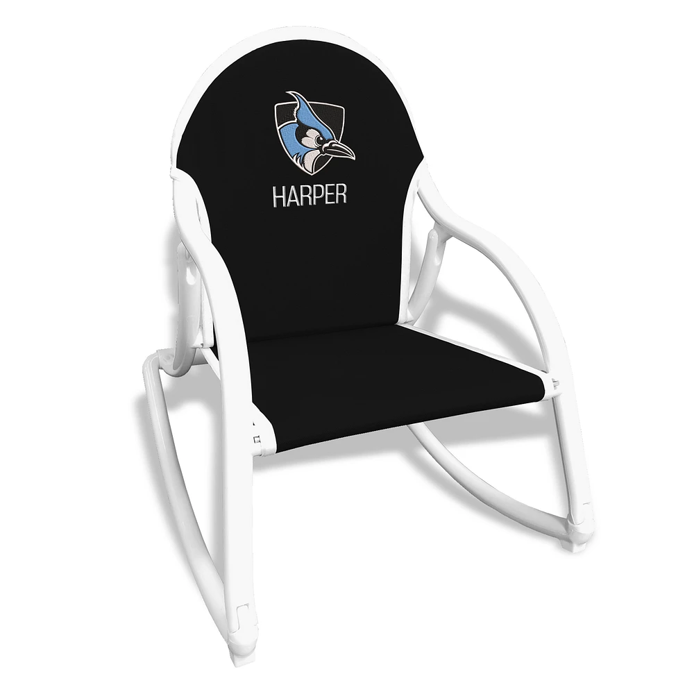Chad & Jake Johns Hopkins Blue Jays Children's Personalized Rocking Chair