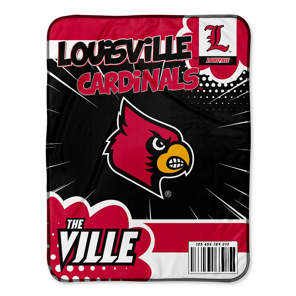 Chad & Jake Louisville Cardinals 30" x 40" Comic Theme Baby Blanket