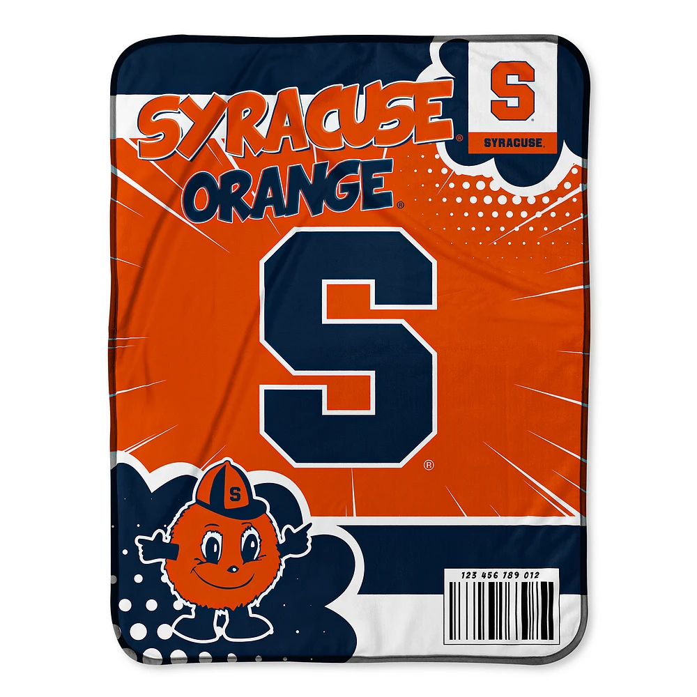 Chad & Jake Syracuse Orange 30" x 40" Comic Theme Baby Blanket