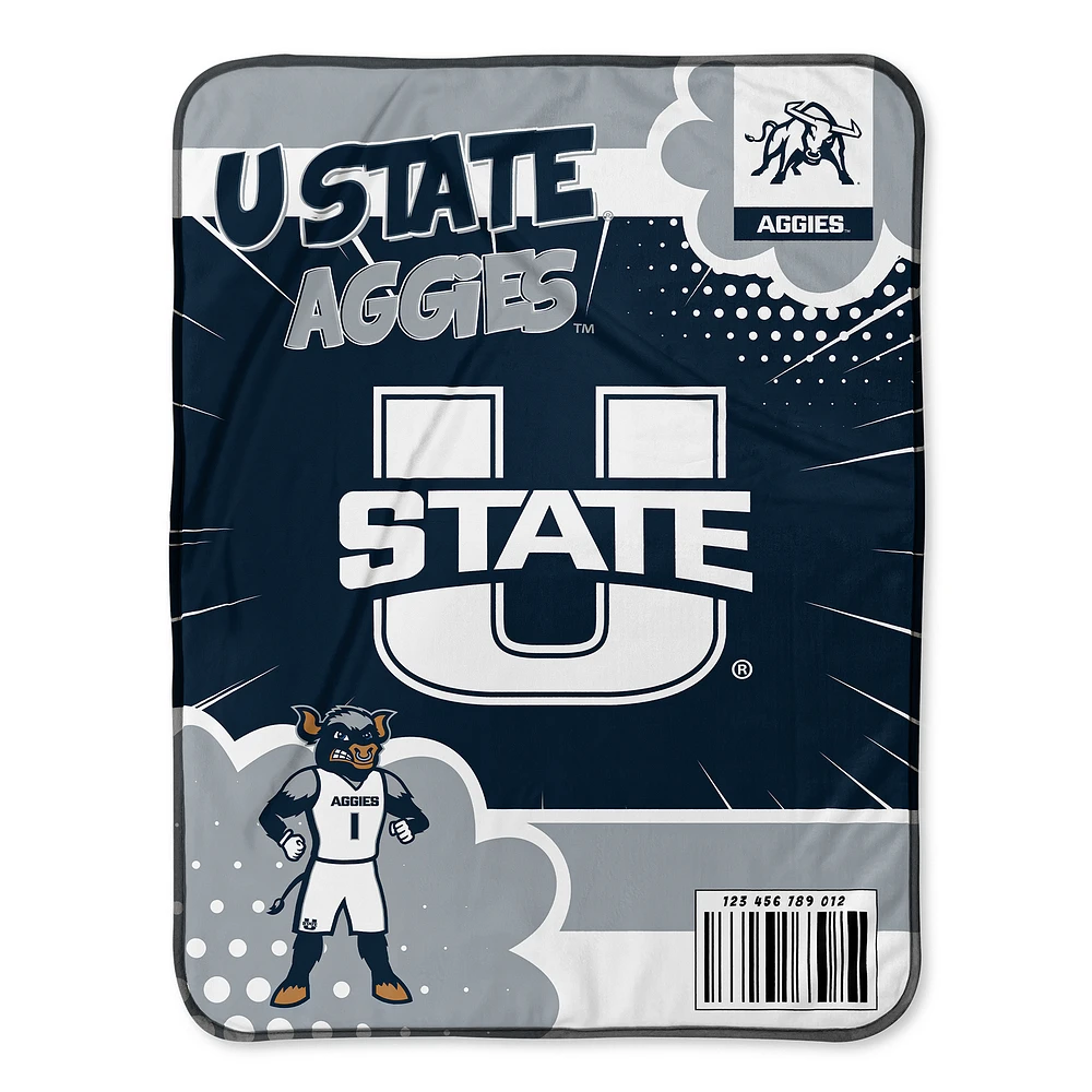 Chad & Jake Utah State Aggies 30" x 40" Comic Theme Baby Blanket