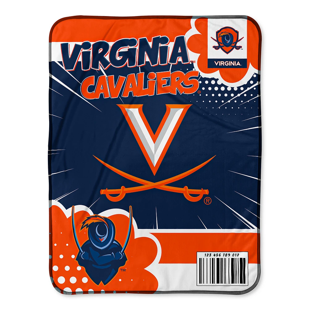 Chad & Jake Virginia Cavaliers 30" x 40" Comic Theme Baby Blanket