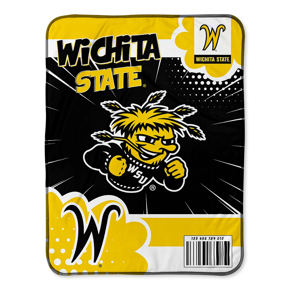 Chad & Jake Wichita State Shockers 30" x 40" Comic Theme Baby Blanket