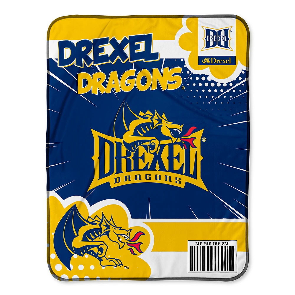 Chad & Jake Drexel Dragons 30" x 40" Comic Theme Baby Blanket