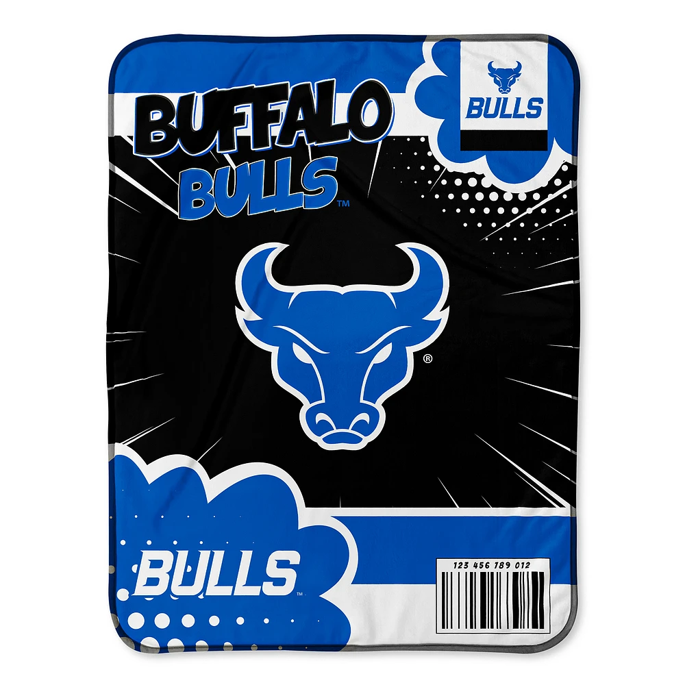 Chad & Jake Buffalo Bulls 30" x 40" Comic Theme Baby Blanket