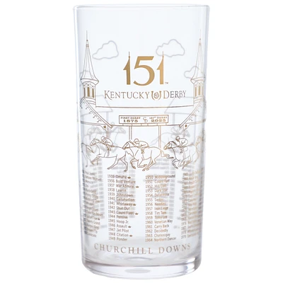 151st Kentucky Derby 24K Limited Edition Gold Mint Julep Glass