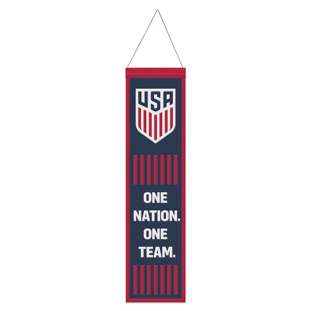 WinCraft USA Soccer Wool Primary Logo Banner