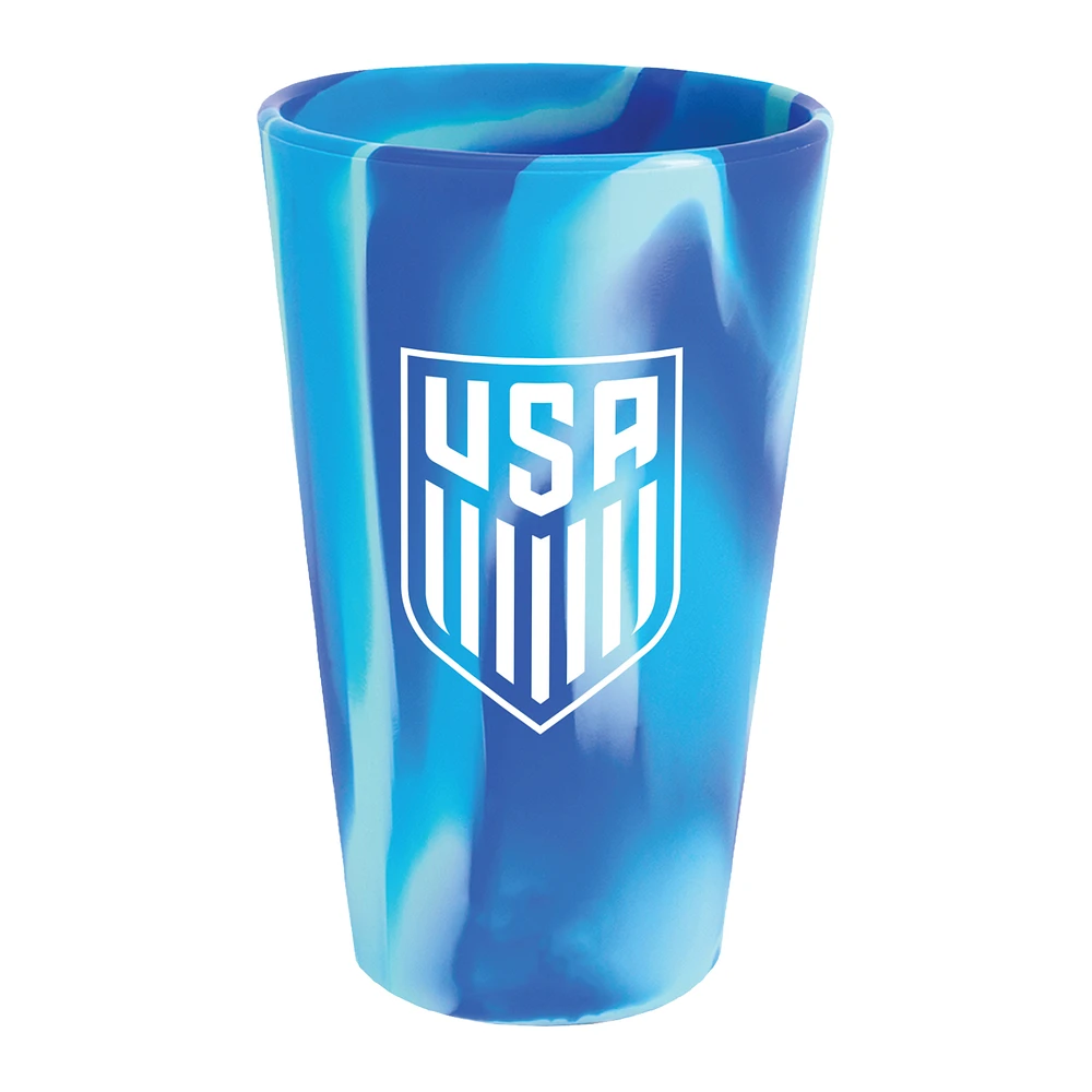 WinCraft USA Soccer 16oz. Fun Silicone Pint Glass
