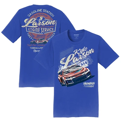 Men's Hendrick Motorsports Team Collection Royal Kyle Larson Valvoline Car T-Shirt