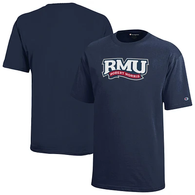 Youth Champion Navy Robert Morris Colonials Jersey T-Shirt