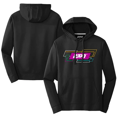 Men's 23XI Racing Black Team Tri-Blend Pullover Hoodie