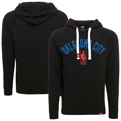 Unisex Sportiqe Heather Black Oklahoma City Thunder Olsen Tri-Blend Pullover Hoodie