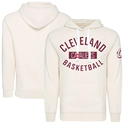 Unisex Sportiqe Cream Cleveland Cavaliers Olsen Tri-Blend Pullover Hoodie
