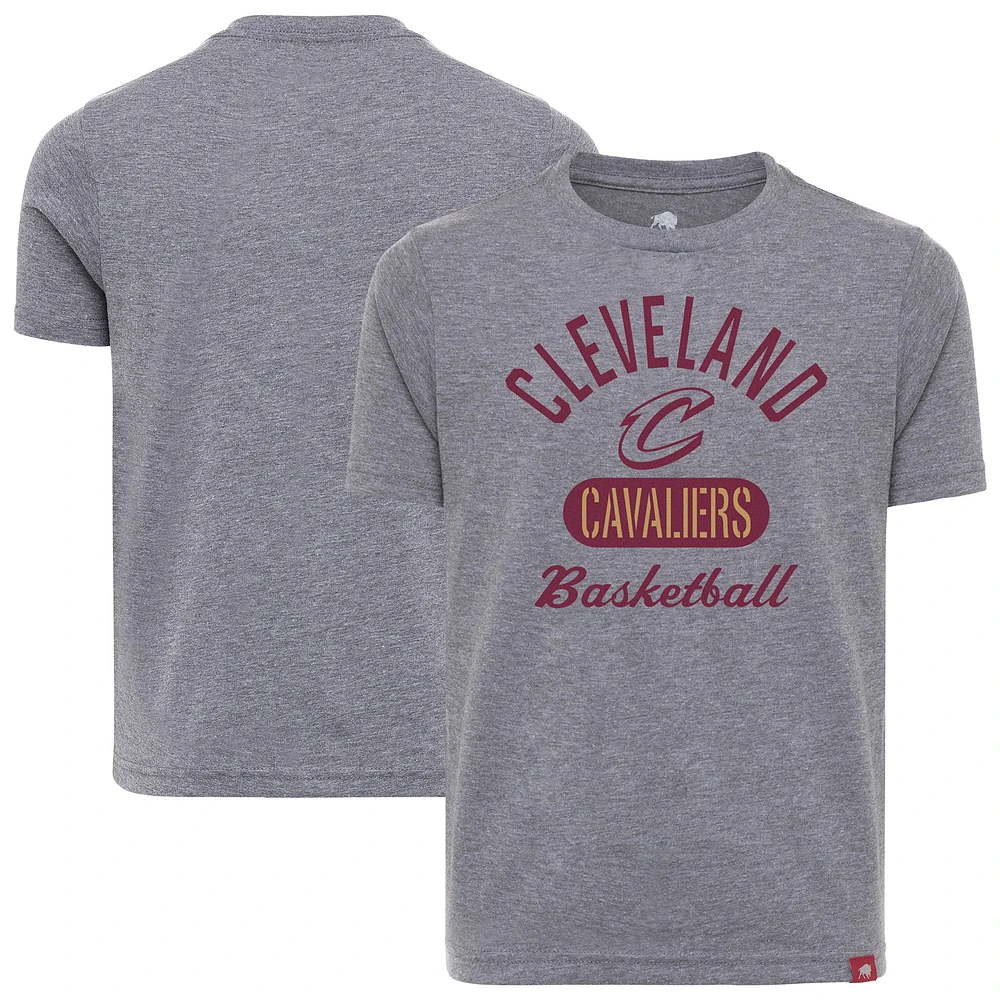Youth Sportiqe Gray Cleveland Cavaliers Comfy Tri-Blend T-Shirt