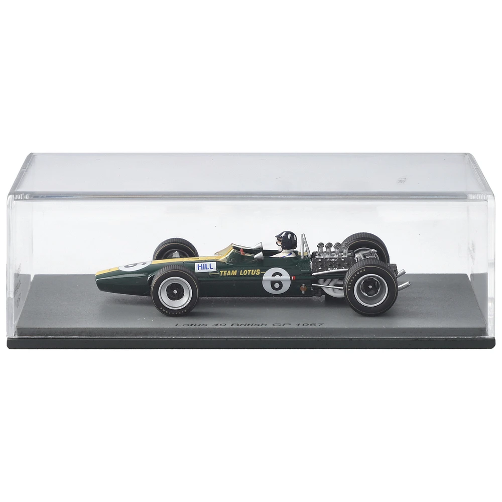 Spark Models Lotus F1 British Grand Prix 1967 Graham Hill #6 1:43 Diecast