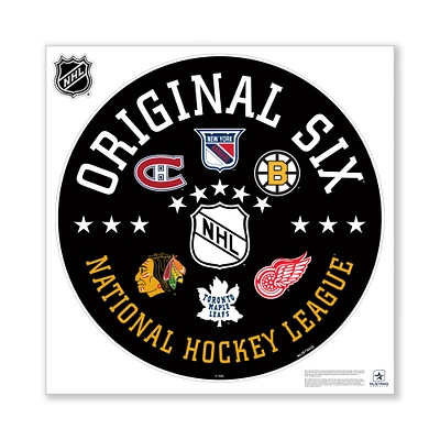 NHL Original Six Repositionable Wall Decal Set