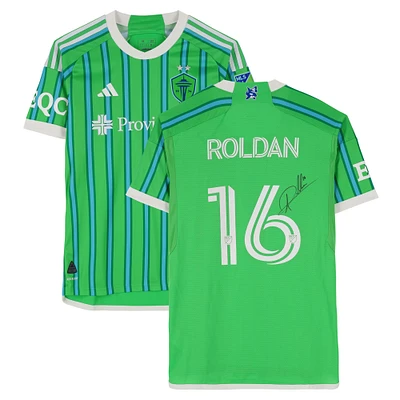 Alex Roldan Seattle Sounders FC Autographed Match-Used #16 adidas Jersey from the 2024 MLS Season