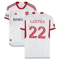 Richie Laryea Toronto FC Autographed Match-Used #22 White adidas Jersey from the 2024 MLS Season - Size M