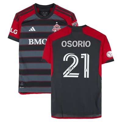 Jonathan Osorio Toronto FC Autographed Match-Used #21 adidas Jersey from the 2024 MLS Season