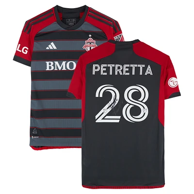 Raoul Petretta Toronto FC Autographed Match-Used #28 adidas Jersey from the 2024 MLS Season