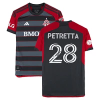 Raoul Petretta Toronto FC Autographed Match-Used #28 adidas Jersey from the 2024 MLS Season