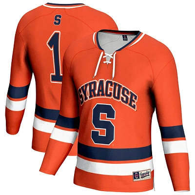 Youth GameDay Greats Orange Syracuse Lightweight Fashion Men's Hockey Jersey