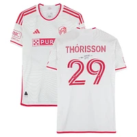 Nökkvi Thórisson St. Louis City SC Autographed Match-Used #29 adidas Jersey from the 2024 MLS Season