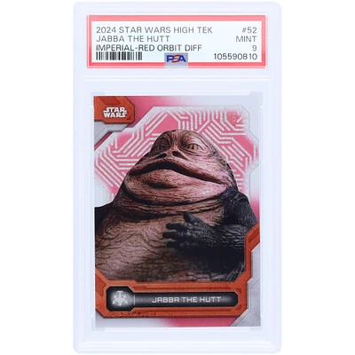 Jabba the Hutt 2024 Topps Star Wars High Tek Red Orbit #52 #1/5 PSA Authenticated 9 Card