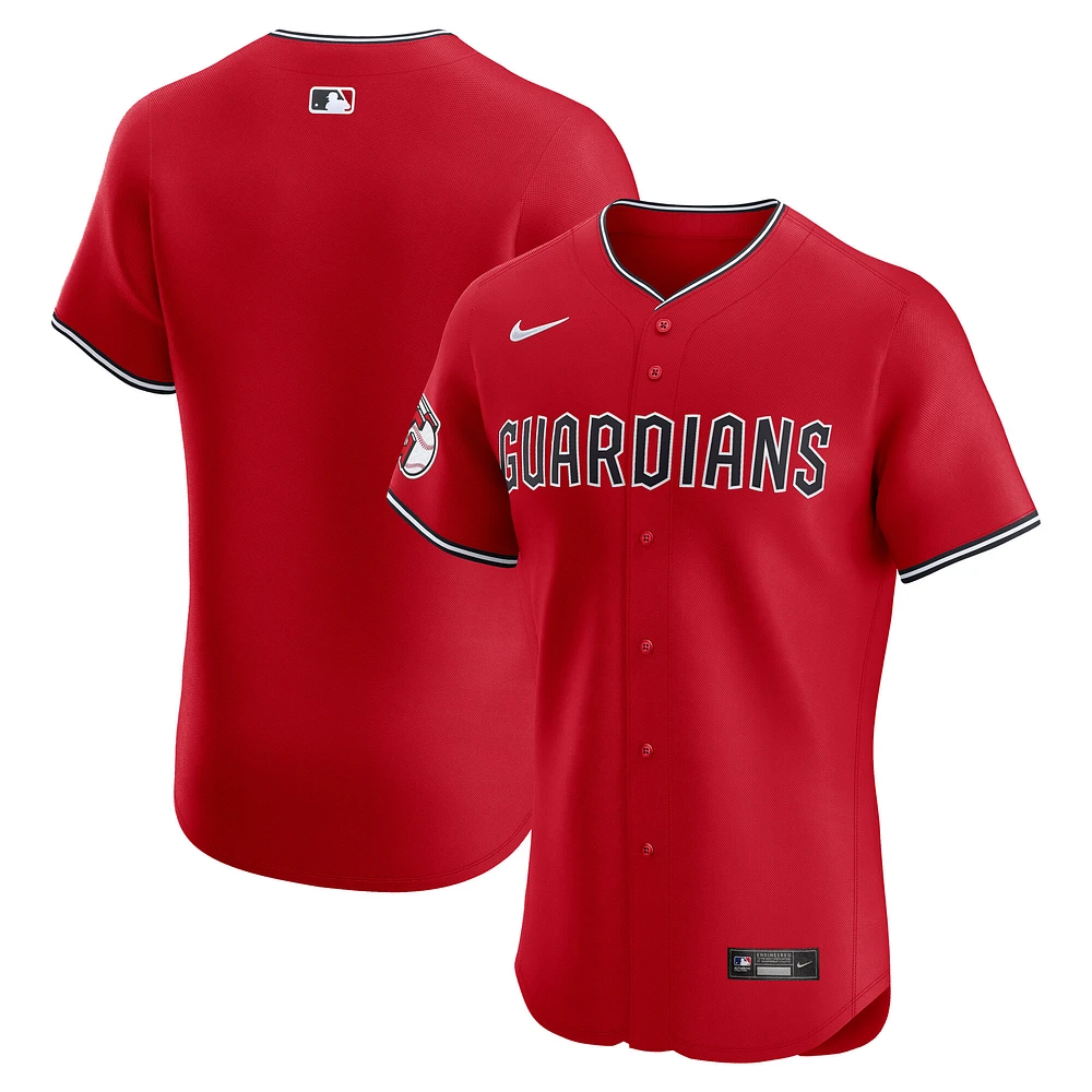 Men's Nike Red Cleveland Guardians Alternate Elite Jersey
