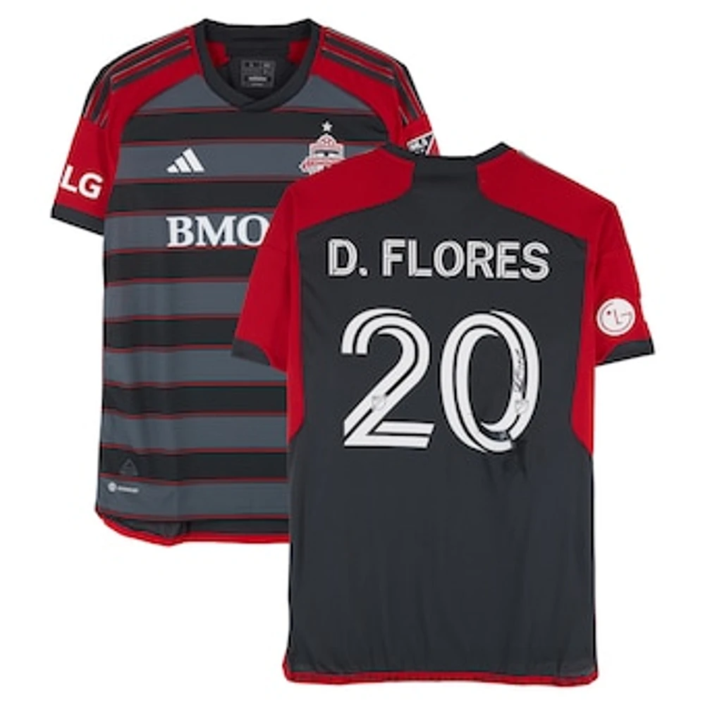 Deiby Flores Toronto FC Autographed Match-Used #20 adidas Jersey from the 2024 MLS Season