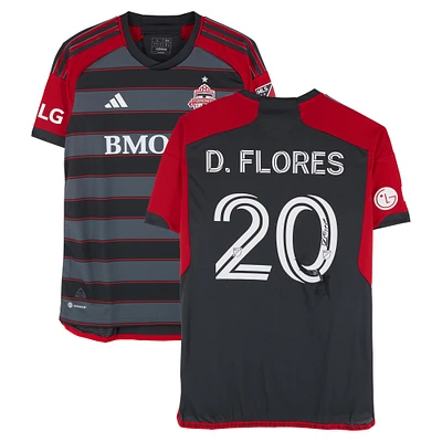 Deiby Flores Toronto FC Autographed Match-Used #20 adidas Jersey from the 2024 MLS Season