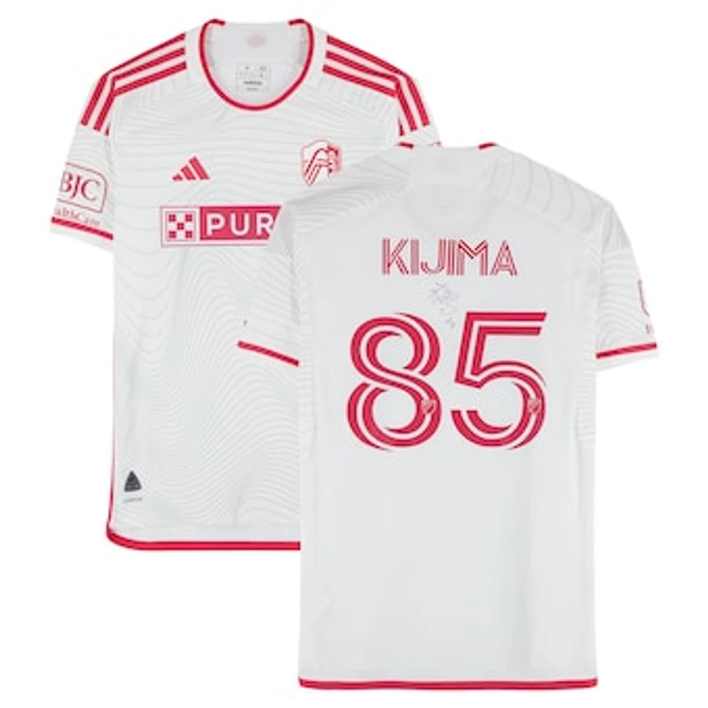 Hosei Kijima St. Louis City SC Autographed Match-Used #85 adidas Jersey from the 2024 MLS Season
