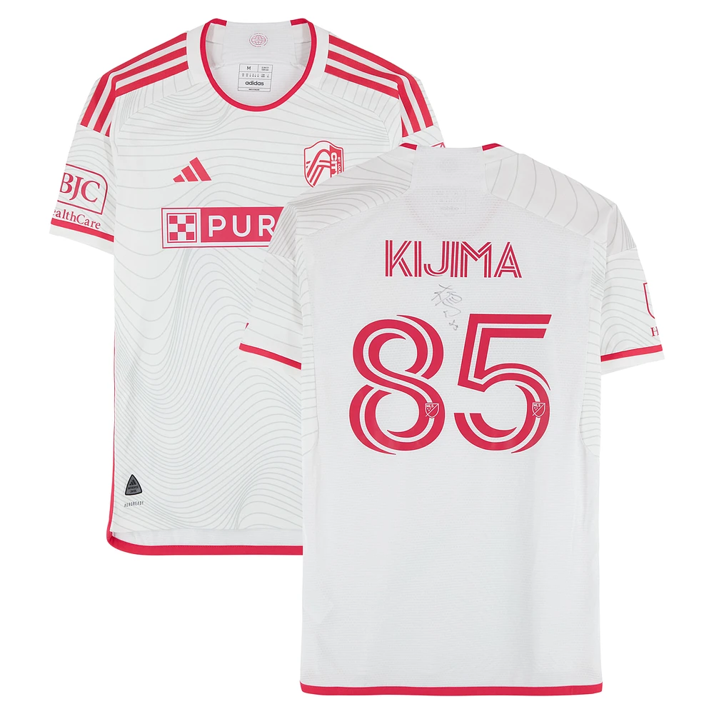 Hosei Kijima St. Louis City SC Autographed Match-Used #85 adidas Jersey from the 2024 MLS Season