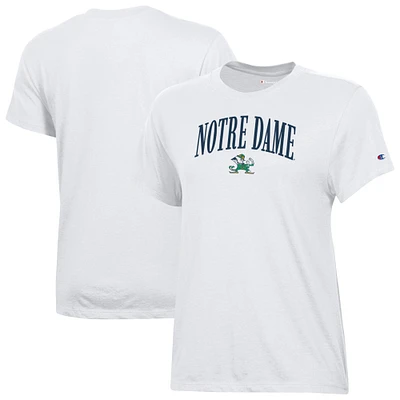 Women's Champion White Notre Dame Fighting Irish Core T-Shirt
