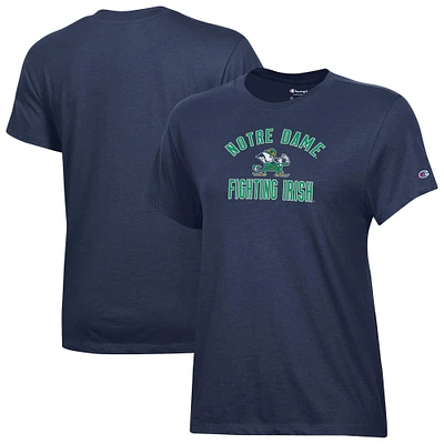 Women's Champion Navy Notre Dame Fighting Irish Core T-Shirt