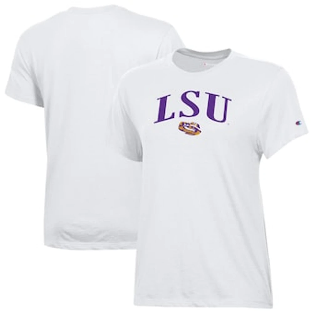 Women's Champion White LSU Tigers Core T-Shirt