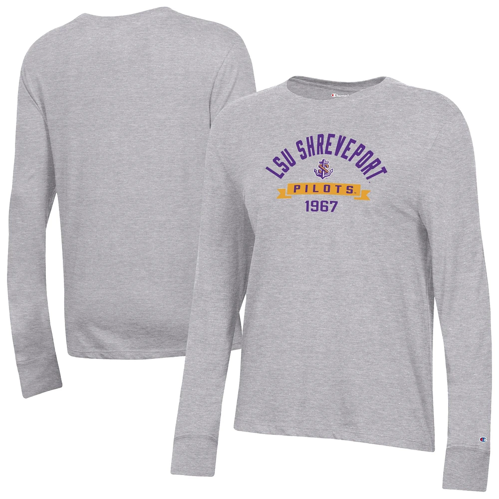 Women's Champion LSU Shreveport Pilots Core Long Sleeve T-Shirt