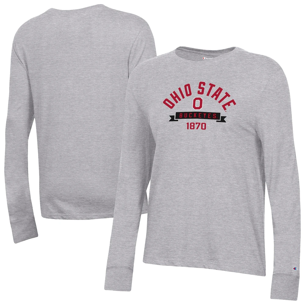 Women's Champion Ohio State Buckeyes Core Long Sleeve T-Shirt