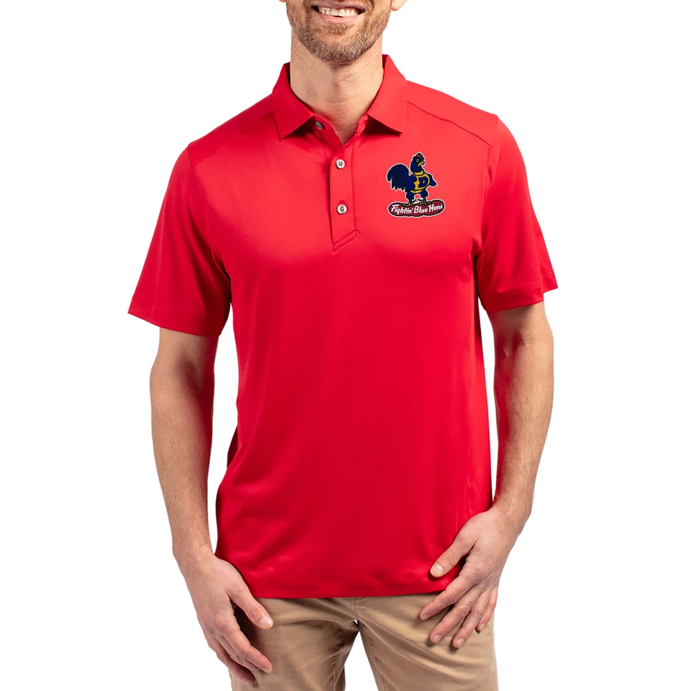 Men's Cutter & Buck Delaware Fightin' Blue Hens Forge Eco Stretch Recycled Polo