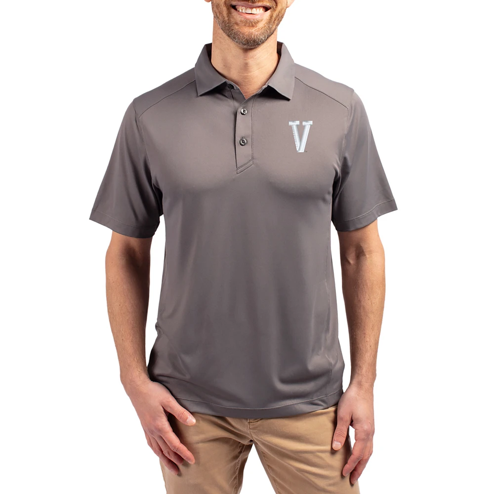 Men's Cutter & Buck Gray Villanova Wildcats Forge Eco Stretch Recycled Polo