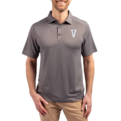 Men's Cutter & Buck Gray Villanova Wildcats Forge Eco Stretch Recycled Polo