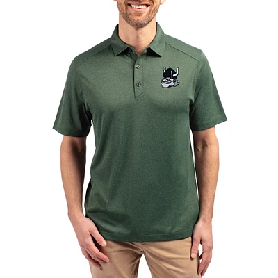 Men's Cutter & Buck Heather Green Portland State Vikings Forge Eco Stretch Recycled Polo